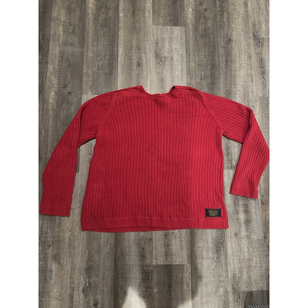 Polo Jeans Company Sweater Mens 2XL Ribbed Pullover Standard Issue‎ Ralph Lauren